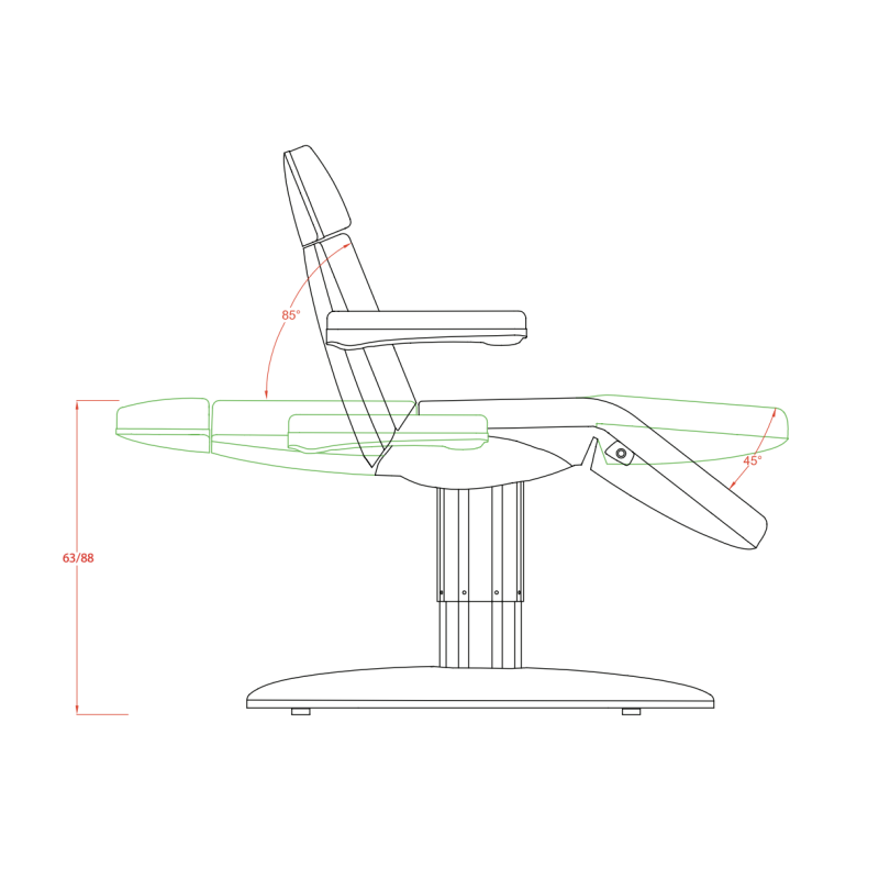 Fotel Kosmetyczny SAND -Fotele kosmetyczne- 
